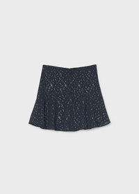 Falda gasa estampada chica