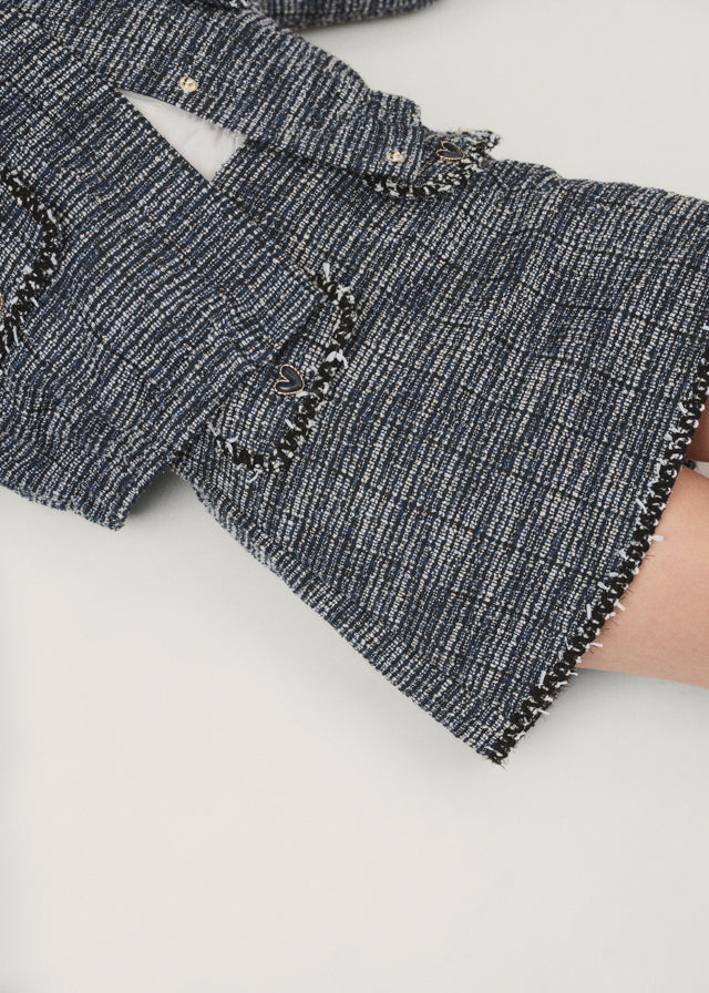 Falda pantalón tweed chica