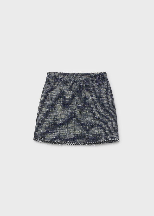 Falda pantalón tweed chica