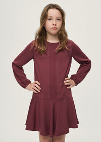 Vestido tachuelas chica