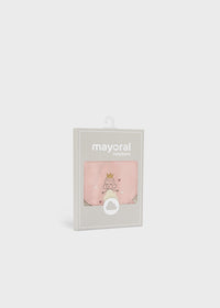 Set 2 baberos impermeables con cinta para chupete bebé