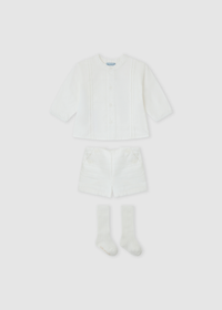 Conjunto 3 piezas blanco