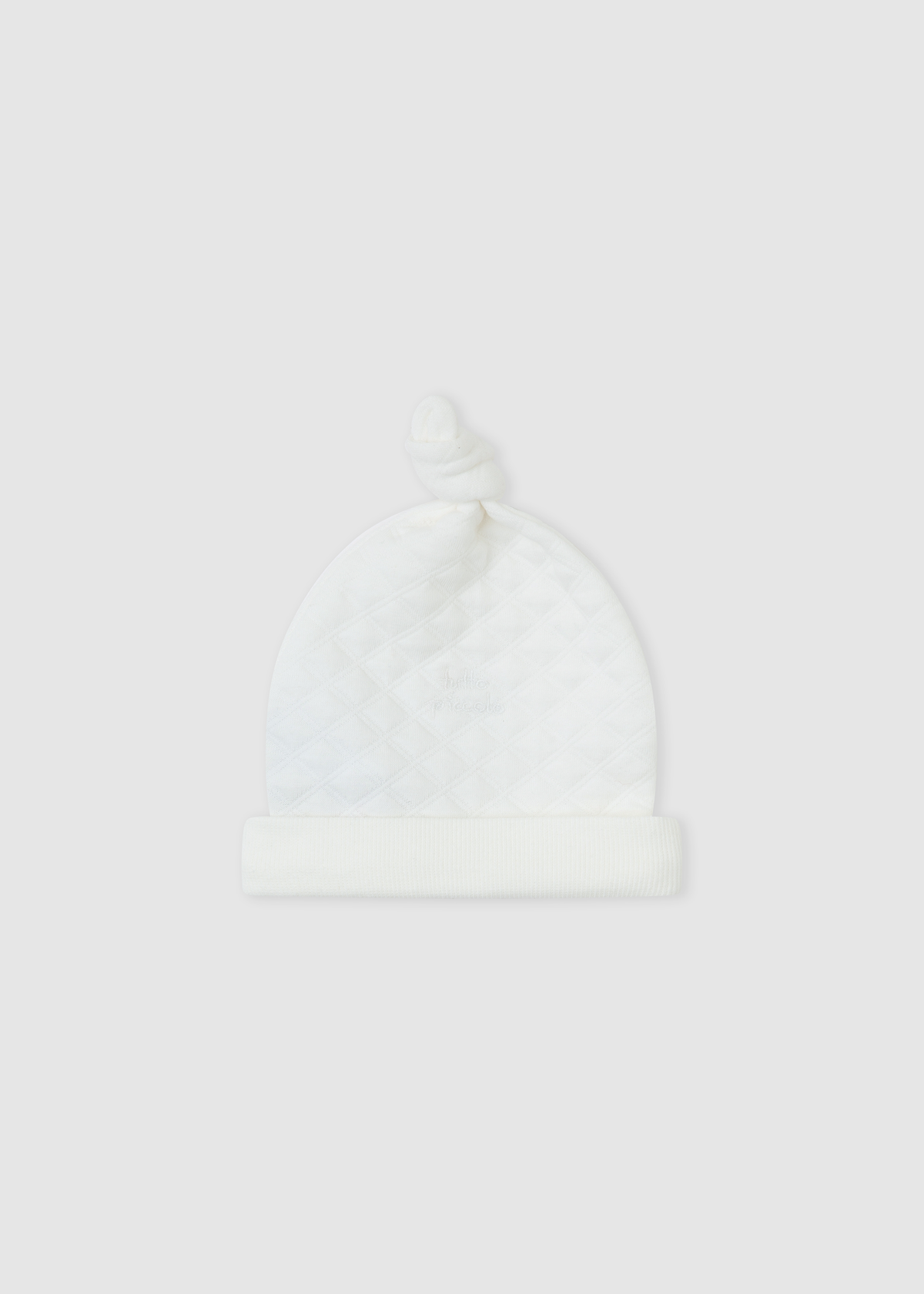 Gorro acolchado blanco