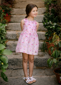 Vestido estampado flores