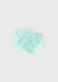 Pinza flor tul bebé