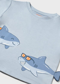 Camiseta interactiva animales bebé