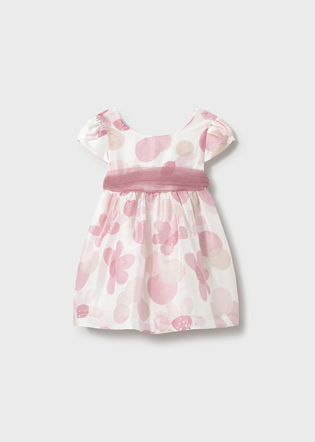 Vestido estampado bebé niña