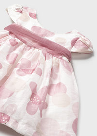 Vestido estampado bebé niña