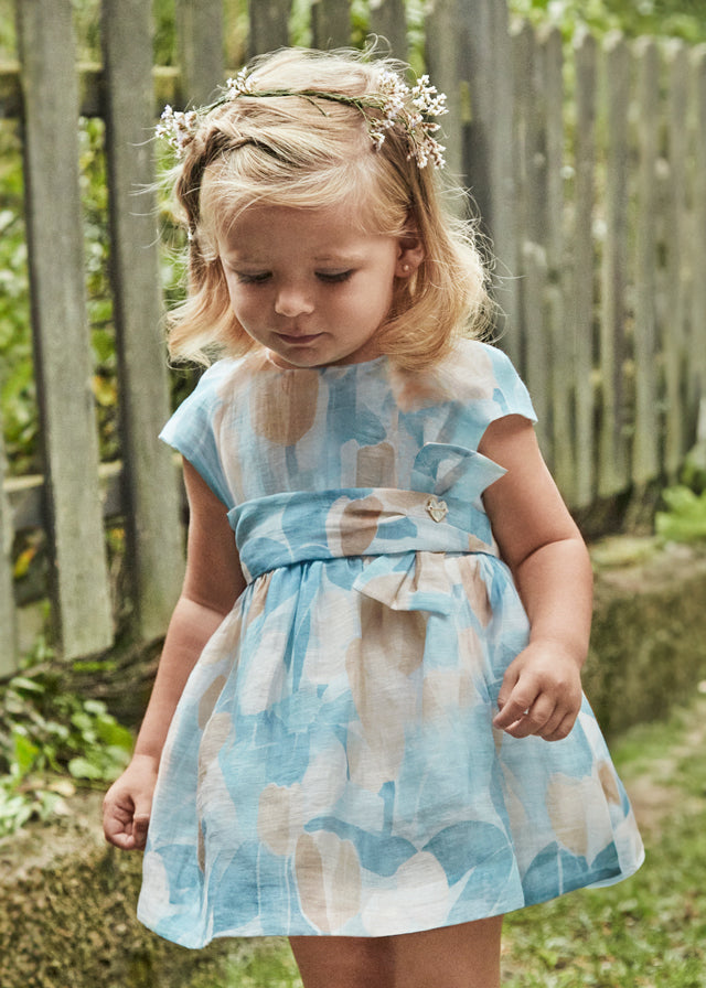 Vestido estampado bebé niña
