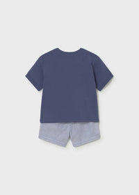 Conjunto bermuda y camiseta bebé