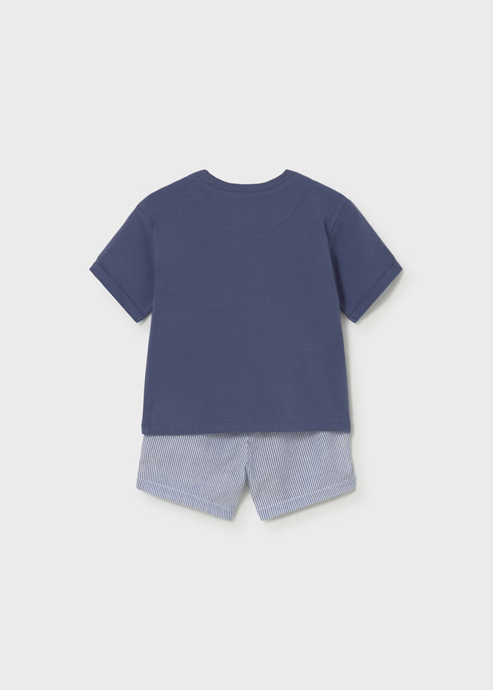 Conjunto bermuda y camiseta bebé