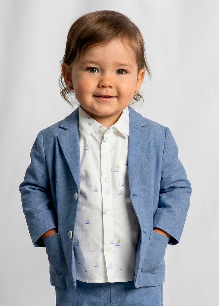 Blazer con lino bebé