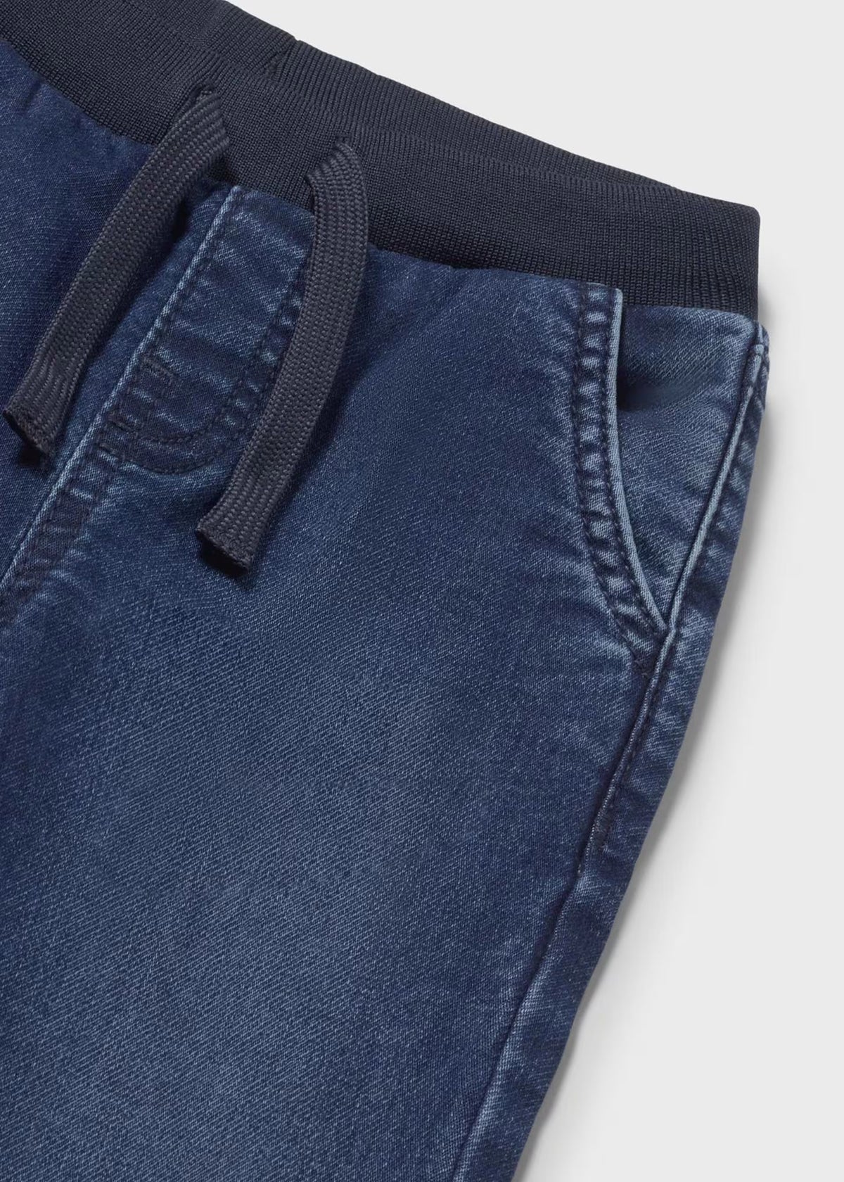 Pantalón vaquero cinturilla elástica bebé