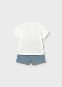 Conjunto pantalón y camiseta animalitos bebé