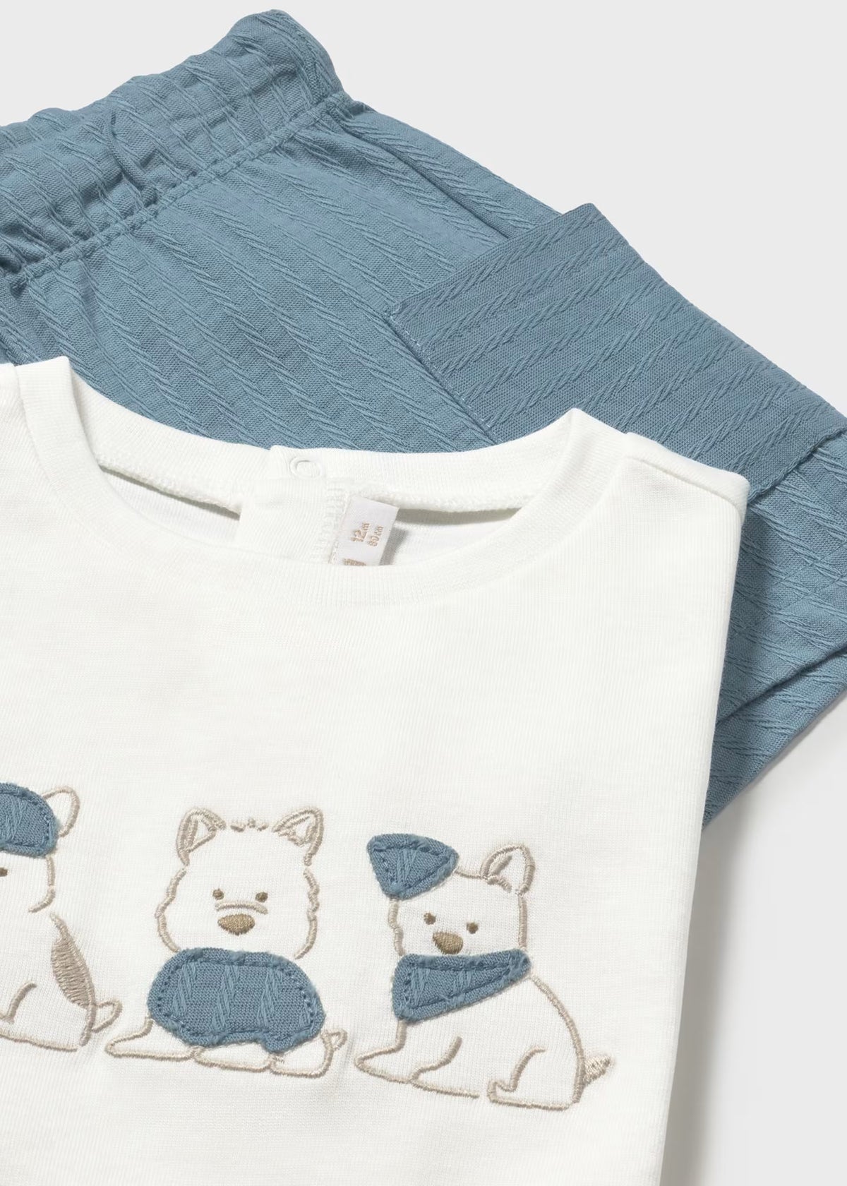 Conjunto pantalón y camiseta animalitos bebé