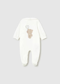 Pijama largo con babero recién nacida