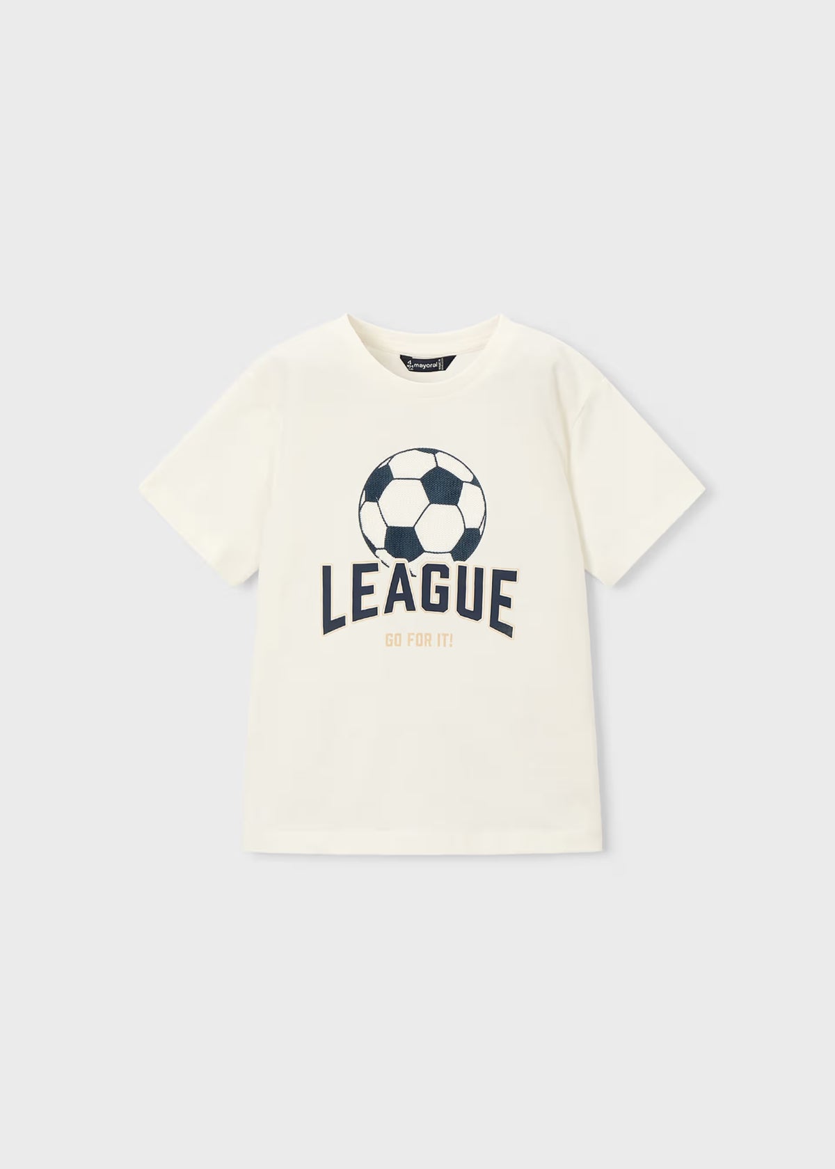 Camiseta estampado fútbol niño