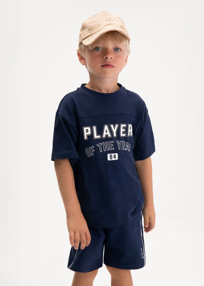 Conjunto pantalón y camiseta player niño