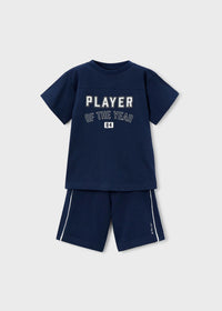 Conjunto pantalón y camiseta player niño