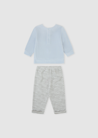 Conjunto tunosado azul zebra