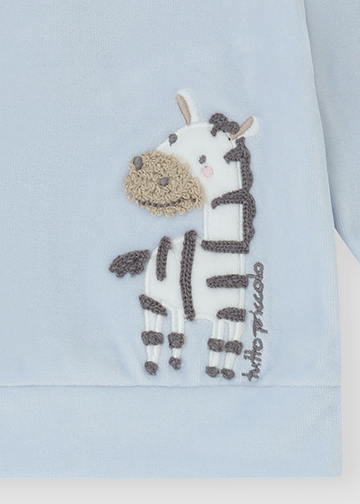 Conjunto tunosado azul zebra