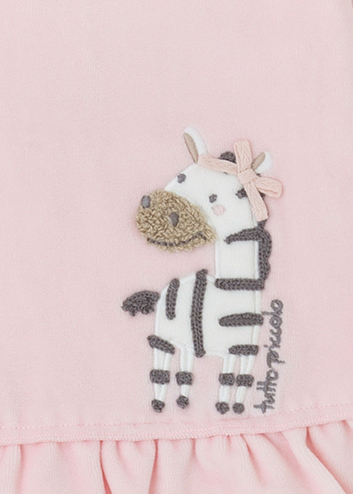 Conjunto tunosado pétalo zebra