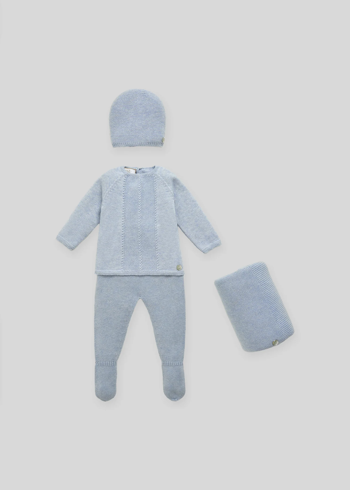 Pack jubón + polaina + gorro + manta "regalo"