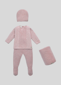 Pack jubón + polaina + gorro + manta "regalo"
