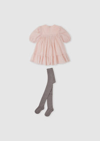 Vestido pétalo con leotardo