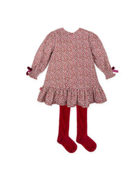 Vestido con leotardos