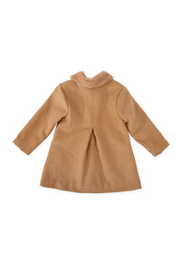 Abrigo paño camel
