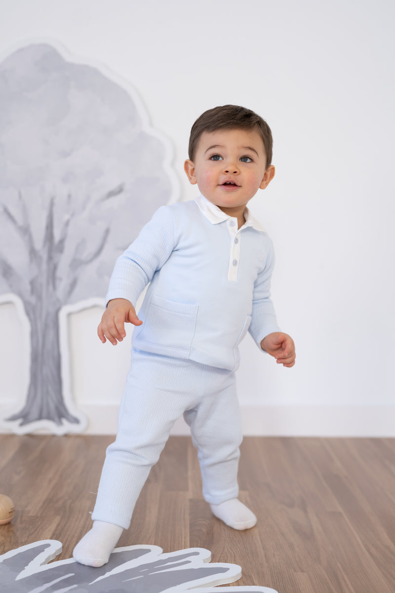 Conjunto 2 piezas azul cielo niño