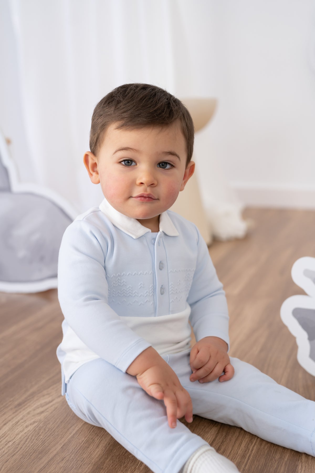 Conjunto 2 piezas azul cielo niño