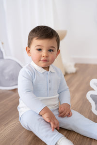 Conjunto 2 piezas azul cielo niño