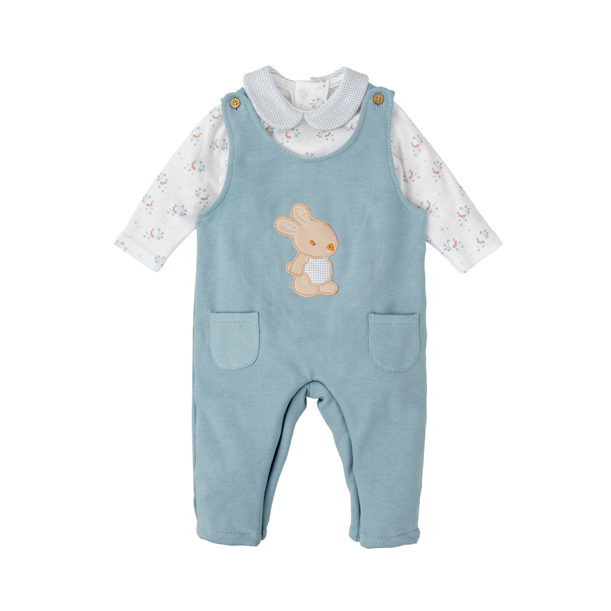 Conjunto peto nino pradera