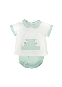 Conjunto Ranita Manga Corta