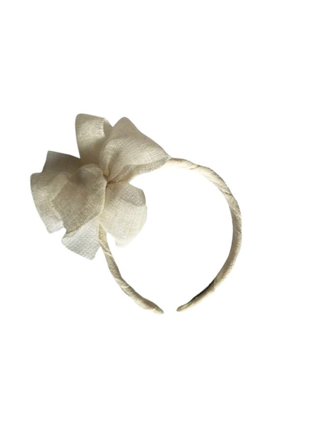 Diadema lazo lino cinta