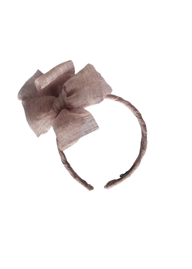 Diadema lazo lino cinta