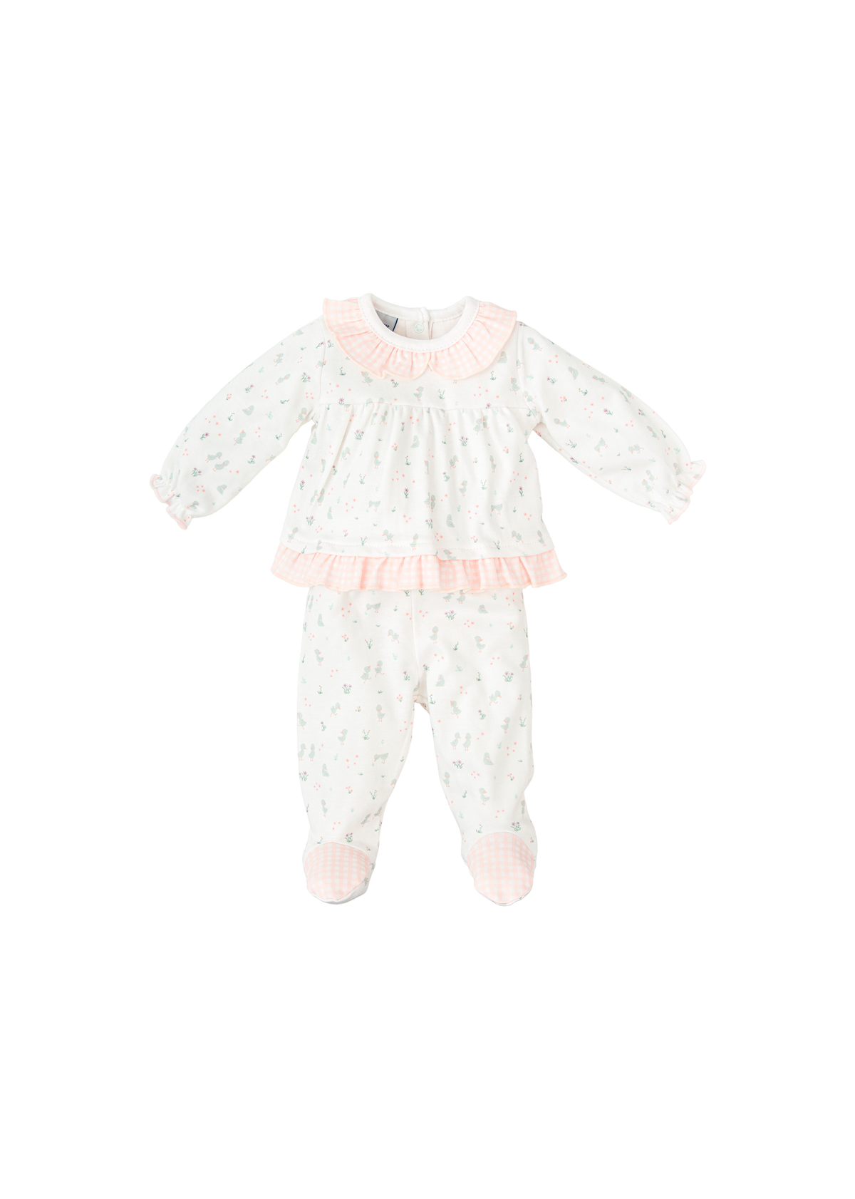 Conjunto polaina c/volante niña nido