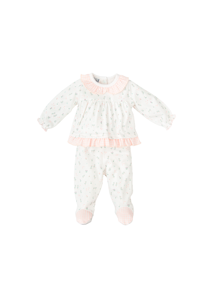 Conjunto polaina c/volante niña nido