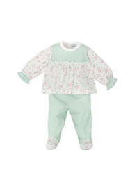 Conjunto polaina c/volante niña