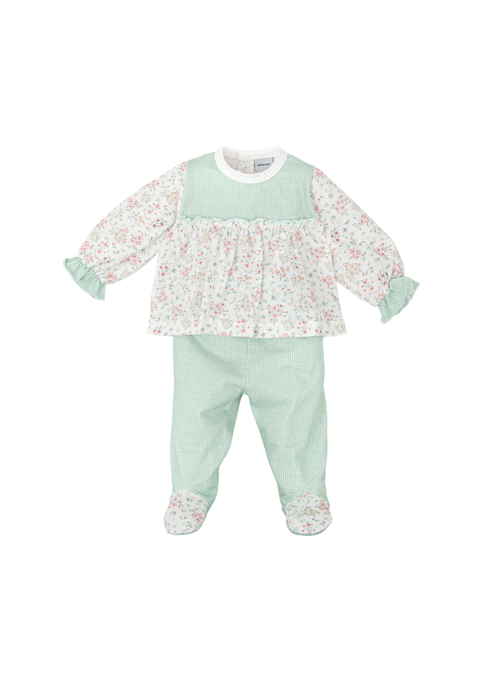 Conjunto polaina c/volante niña