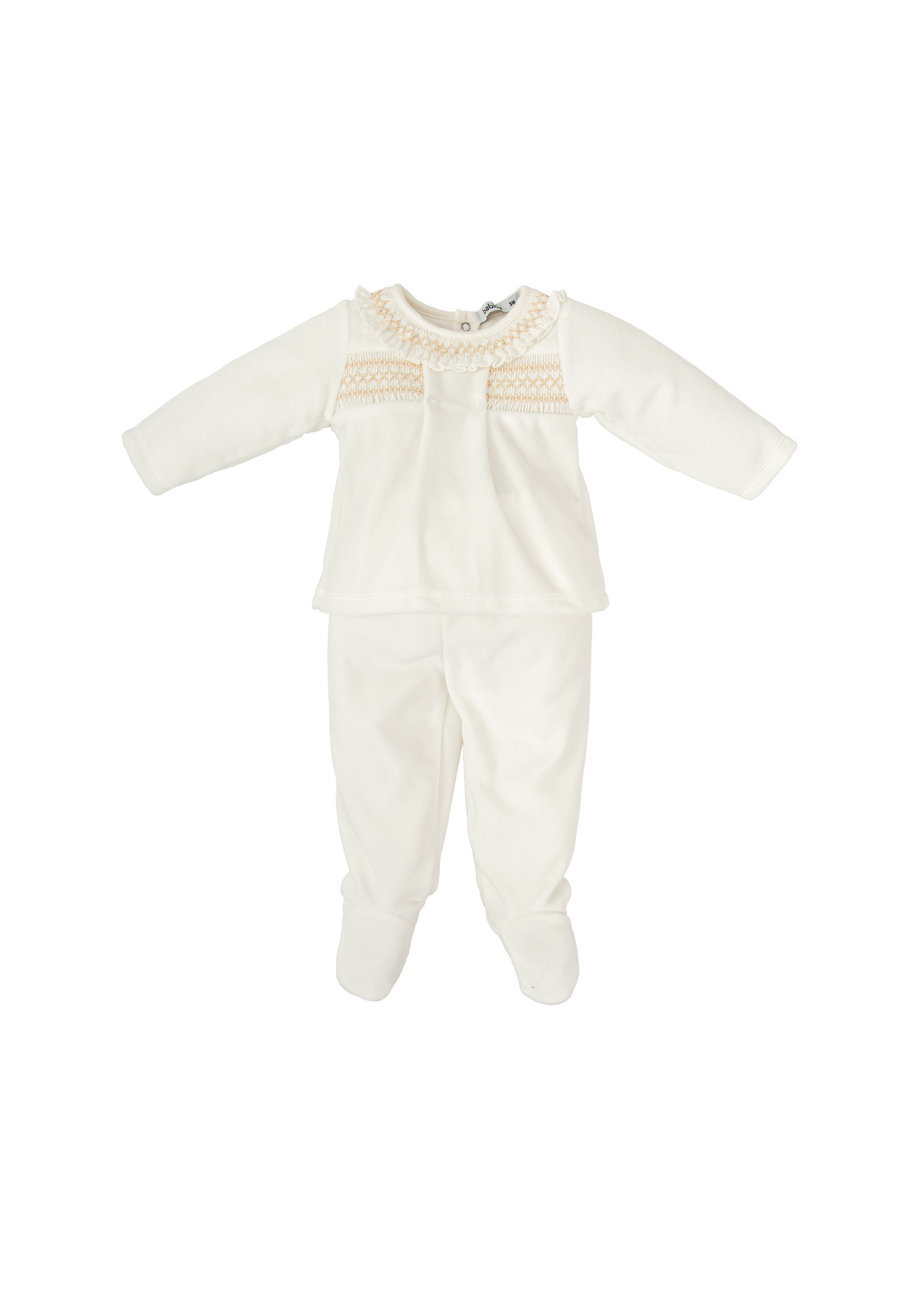 Conjunto polaina c/volante suspiro
