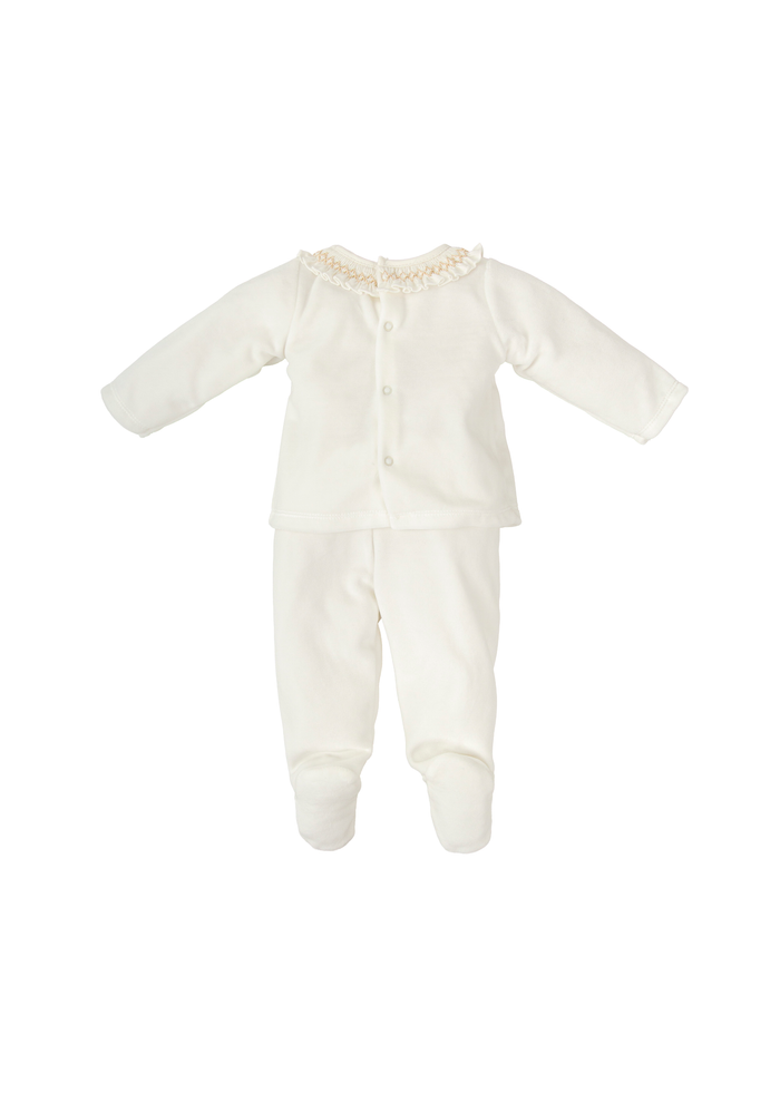 Conjunto polaina c/volante suspiro