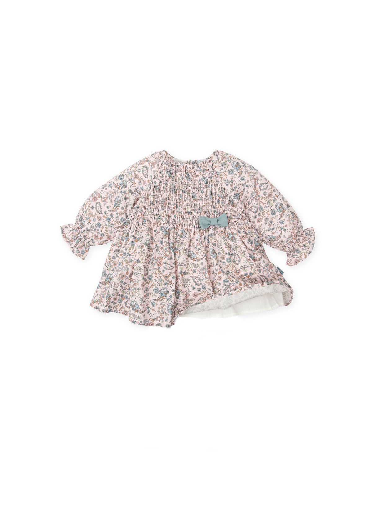 Vestido estampado pétalo niña