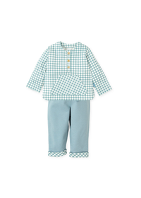 Conjunto 2 piezas cuadros verde niño