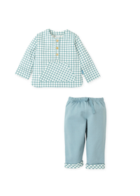 Conjunto 2 piezas cuadros verde niño
