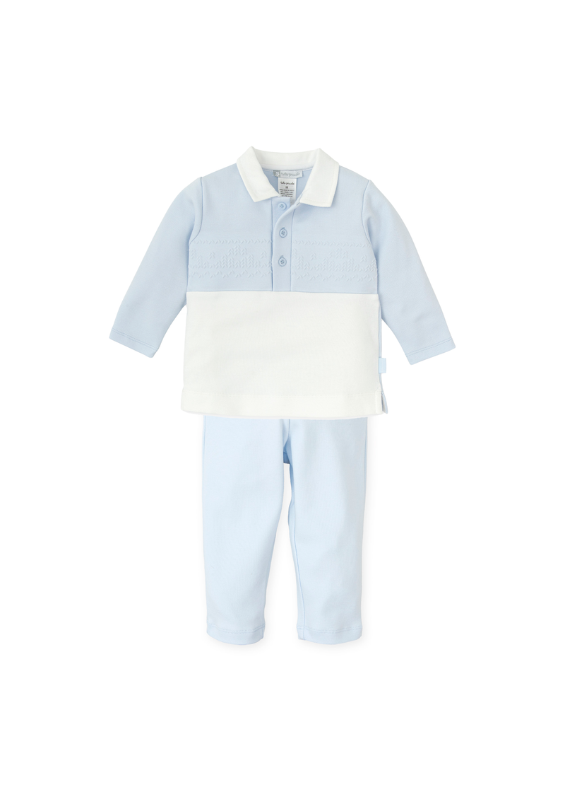Conjunto 2 piezas azul cielo niño