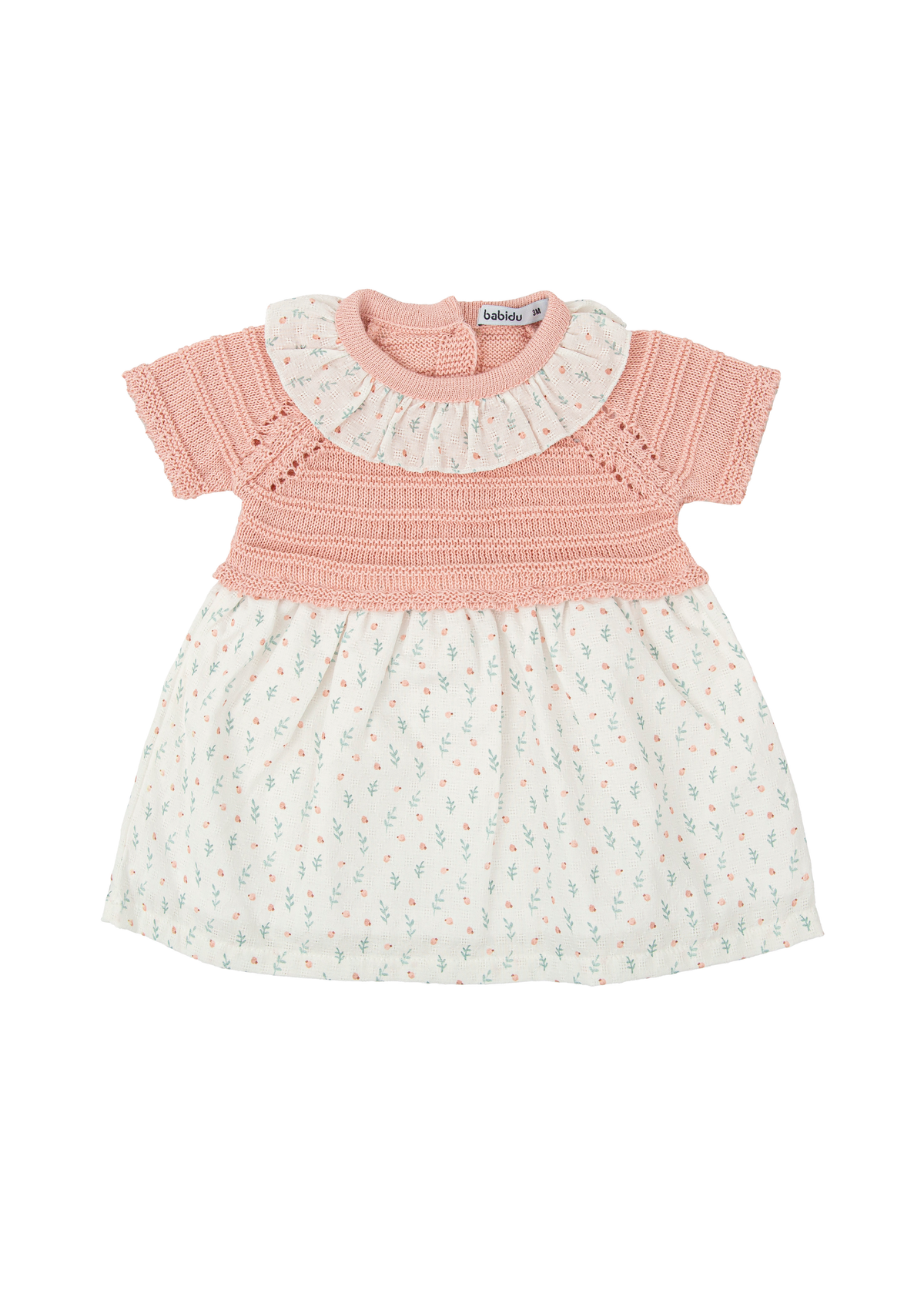 Vestido manga corta bayas