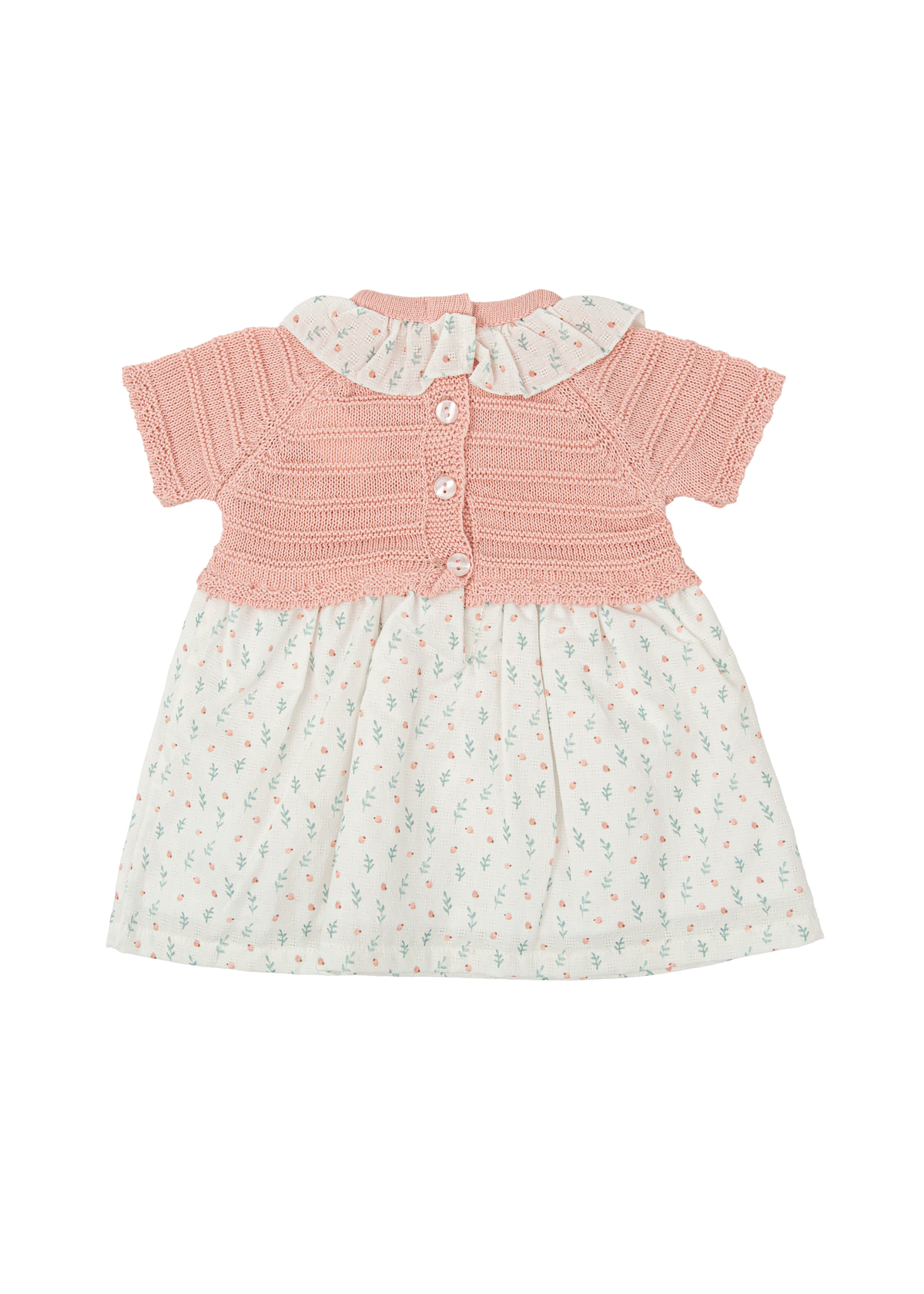 Vestido manga corta bayas